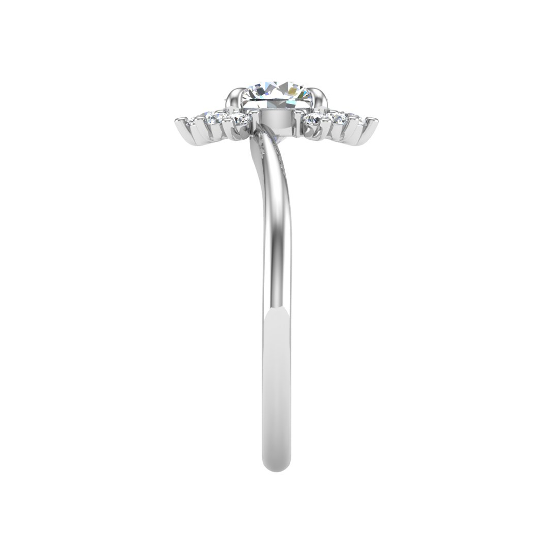 Tatum Halo Engagement Ring